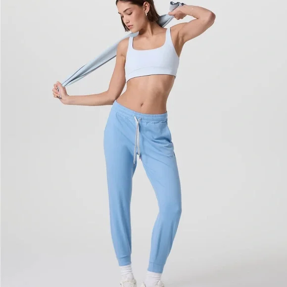 2x Vuori Performance Joggers in Copenhagen Heather & Spring Heather blue Sz XXL - Picture 3 of 6